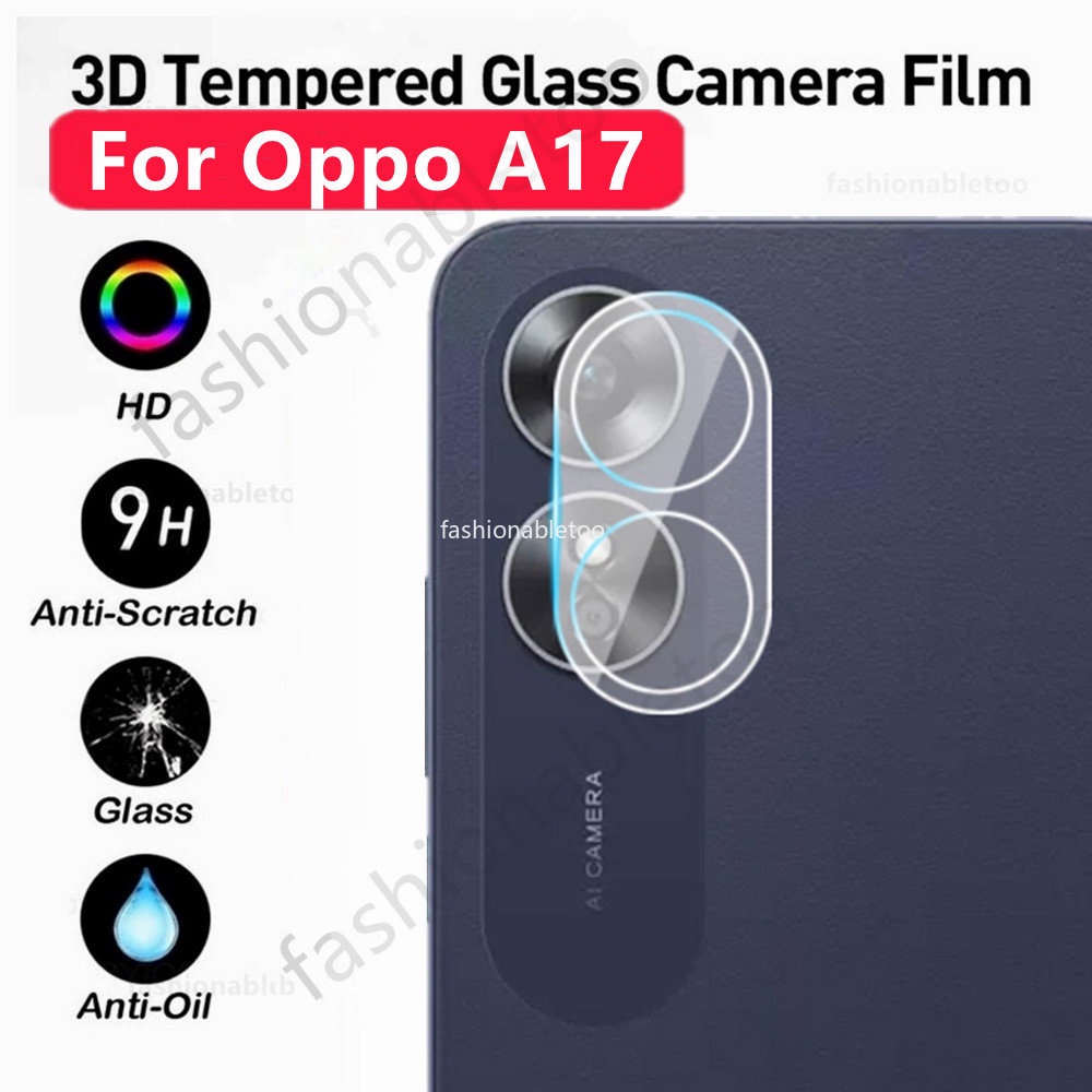 ฟิล์มกระจกนิรภัยกันรอยเลนส์กล้อง 3D สําหรับ Oppo A17 K A 17 A17K A 17K A78 A58 A98 A 78 A 58 A 98 A1