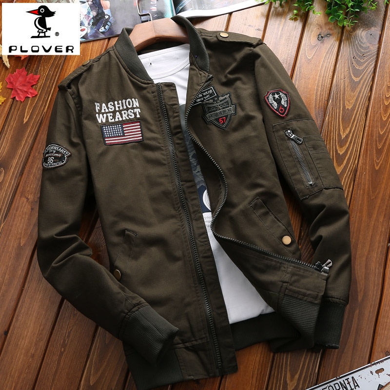 PLOVER แจ็คเก็ตสำหรับผู้ชาย WAT SWAT รบแจ็คเก็ตบวกขนาดผู้ชาย