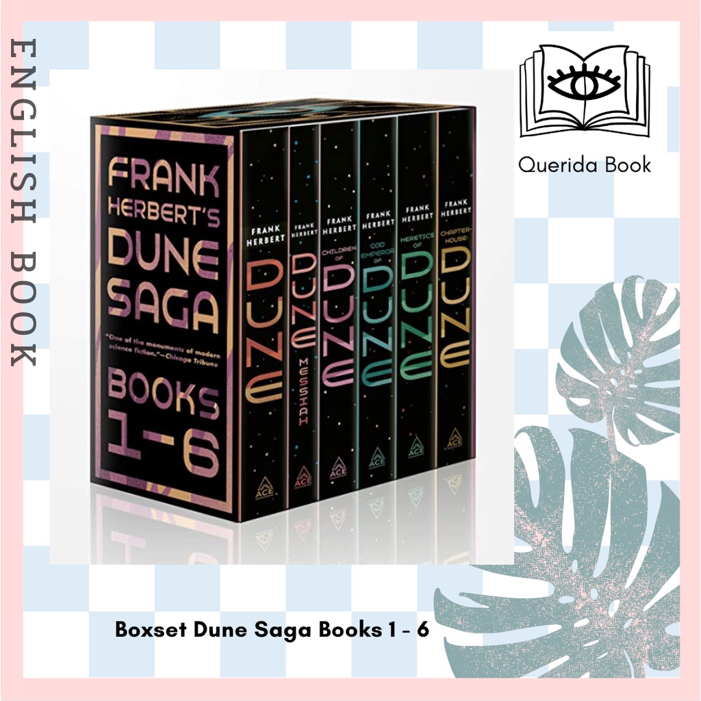 [Querida] Dune Boxset (Dune Saga Books 1 - 6) Frank Herbert's Dune Saga 6-Book Boxed Set