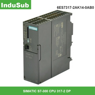 ใหม่ ของแท้ โมดูลควบคุม CPU 6ES7317-2AK14-0AB0 plc SIMATIC S7-300 317-2 DP plc