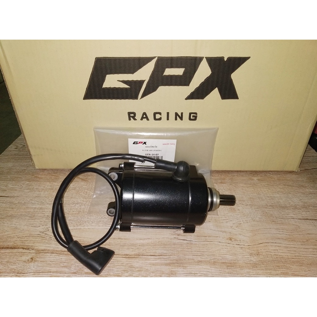 มอเตอร์สตาร์ท (ไดสตาร์ท) GPX Legend 150 / 200 , Gentleman ,สินค้าใหม่ ของแท้ศูนย์ครับ