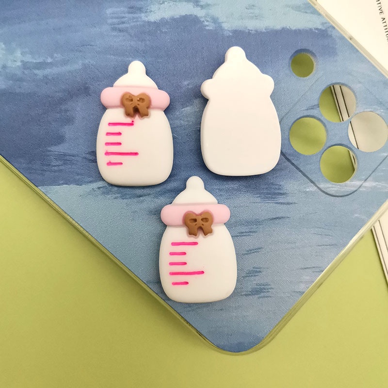 สติกเกอร์เรซิ่น รูปขวดนมเจ้าหญิงน้อยน่ารัก diy อุปกรณ์เสริม สําหรับตกแต่งตู้เย็น - รูปที่ 2