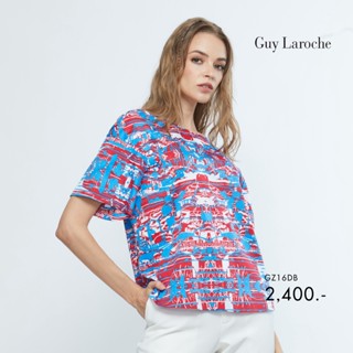 Guy Laroche เสื้อผู้หญิง Blouse : Blouse แขนสั้น ทรงหลวม (GZ16DB)