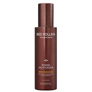 Missha Bee Pollen Renew moisturizer Emulsion 4.39 fl.oz / 130ml มอยส์เจอร์ไรเซอร์ เสริมความแข็งแรงของผิว ซ่อมแซมริ้วรอย และความกระจ่างใส