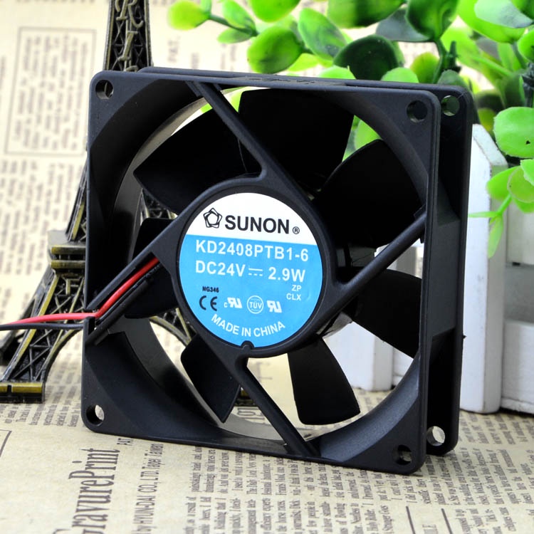 HY COOLING FAN 8025 FAN KD2408PTB1-6 BALL FAN 2.9W