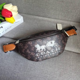 COACH CHARTER BELT IN HORSE AND CARRIAGE COATED UNISEX (COACH C8421)