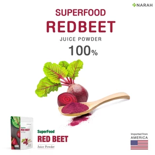 NARAH REDBEET JUICE POWDE (นราห์) น้ำบีทรูทคั้นสดเข้มข้น 30g เสริมการไหลเวียน ผิวสุขภาพดี