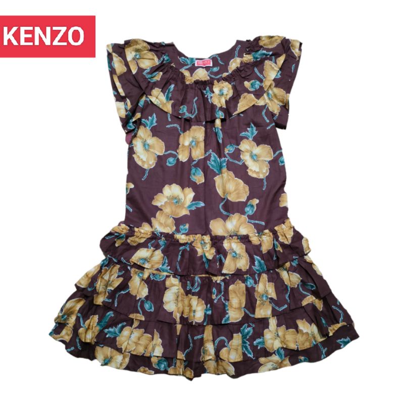 เดรส KENZO ruffle Dress