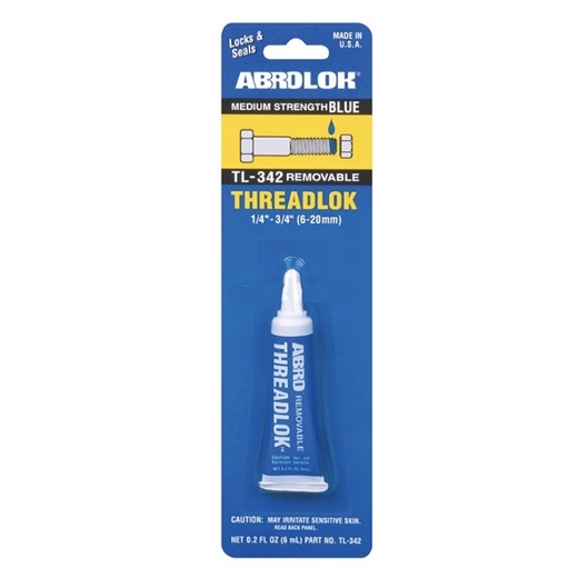 ABRO REMOVABLE THREADLOK (TL-342)- (THREAD LOCK)