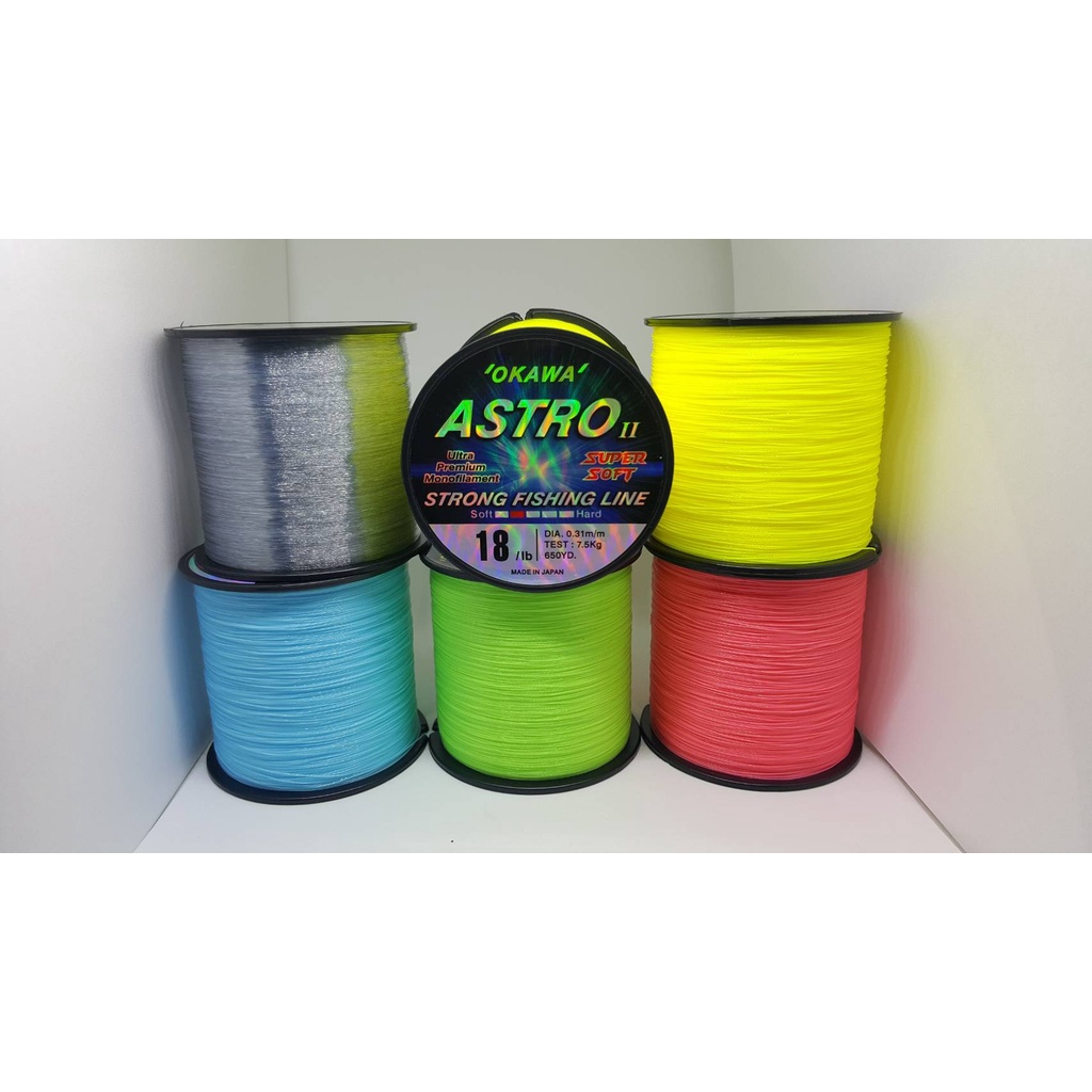 สายเอ็นตกปลาโอกาวา ASTRO1/8 มี 5 สี