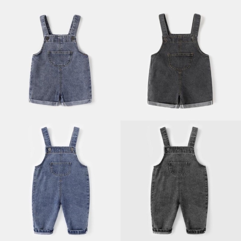 Kiyod Overall Denim Jeans Baby Boy Baby Girl Unisex 6M to 2YR