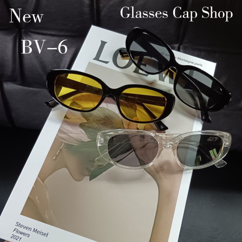 New BV- 07 แว่นตาแฟชั่น แว่นตากันแดด สีใหม่โลโก้สีทอง [[ มีสินค้าพร้อมส่ง ในไทย]]