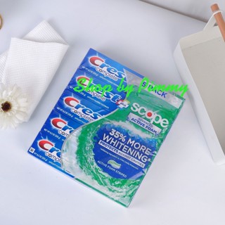 ยาสีฟันนำเข้าจากอเมริกา Crest Complete Plus Scope Advanced Active Foam Toothpaste 184 g ( แพค 5 หลอด )