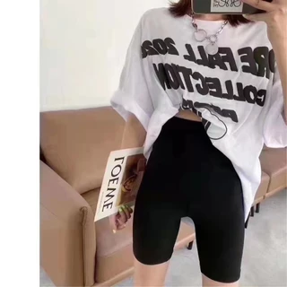 พร้อมส่ง กางเกงเรียกเหงื่อ กางเกงออกกำลังกาย รีดไขมัน โยคะ ซาวน่า แอโรบิค ขาสามส่วน