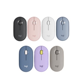 LOGITECH PEBBLE M350  Wireless&amp;Bluetooth(1Y) เมาส์