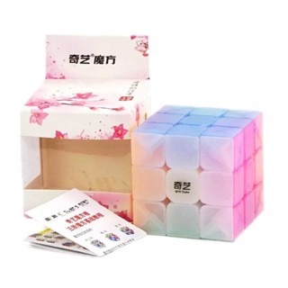 รูบิค Rubik สีเจลลี่ 3x3 Qiyi jelly  series Rubiks cube สินค้าพร้อมส่งจากไทย