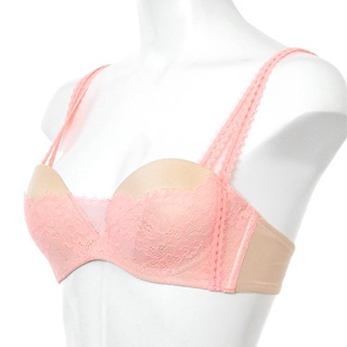 Annebra บราเสริมทรง ตะขอหลัง มีโครง เสริมฟองน้ำ Push up Mold bra Bloom Up รุ่น AB1-552 สีชมพู, สีดำ