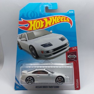 รถเหล็ก Hotwheels NISSAN 300ZX TWIN TURBO สีขาว (ib37)