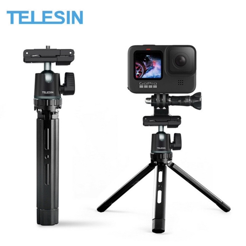 Telesin TE-TRP-005 ขาตั้งอะลูมิเนียม หัวบอล รวมที่วางโทรศัพท์มือถือ - 1.008.0115 TE-TRP-005