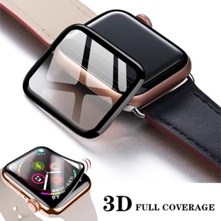 ฟิล์มกระจกนิรภัยกันรอยหน้าจอ 3D กันน้ํา แบบเต็มจอ สําหรับ Apple Watch 7 6 SE 5 4 45 มม. 41 มม. 40 มม. 44 มม. iwatch 3 2 1 38 มม. 42 มม.
