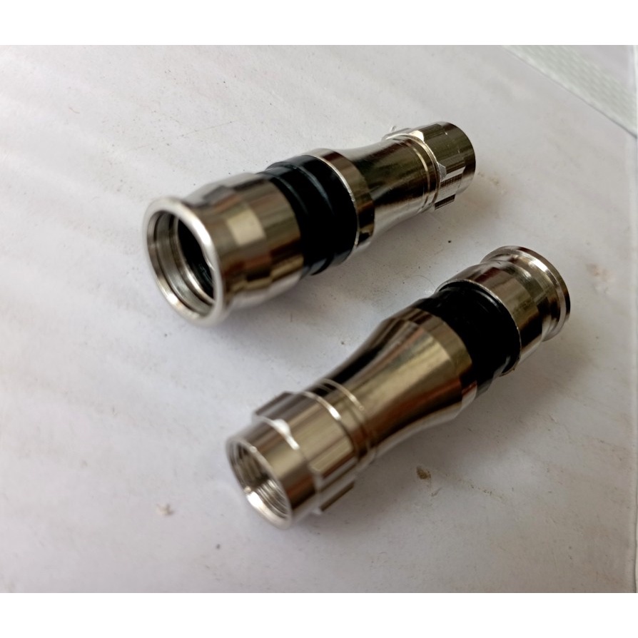 F Connector RG11/7C ชนิดอัดสําหรับสายโคแอกเซียล