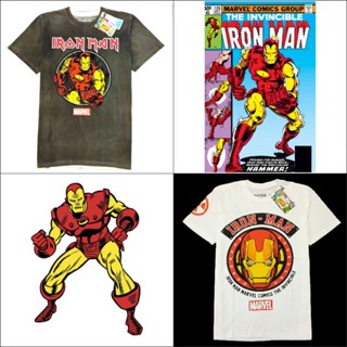 อก38-46นิ้ว เสื้อยืดไอร่อนแมน Ironman ลิขสิทธิ์จาก Marvel