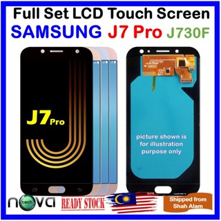 Amoled NGS ชุดหน้าจอสัมผัส LCD สําหรับ SAMSUNG Galaxy J7 Pro Galaxy J7 2017 J730 J730F