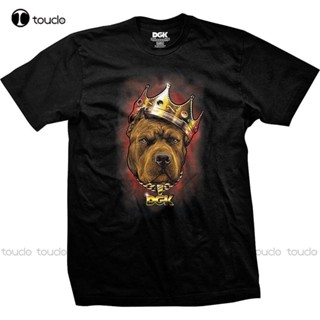 เสื้อโอเวอร์ไซ เสื้อแฟชั่นร้อนเมนสไตล์ฤดูร้อนวิญญาณสัตว์ Pitbull Ss เสื้อยืดสีดําเมืองลําลองเสื้อผ้าสลัม Apslim พอดี T-S