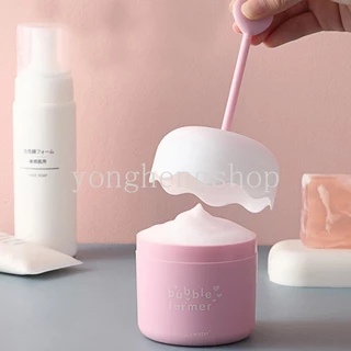 เครื่องทําโฟมล้างหน้าน่ารัก แบบพกพา เครื่องมือทําฟองสบู่อาบน้ํา แชมพู ที่อุดมไปด้วยฟองสบู่ ถ้วยทําความสะอาดผิวหน้า