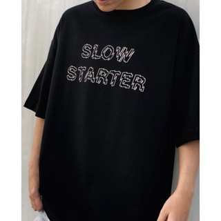 oversize T-shirt 🔥 เสื้อ Oversize ร้าน A.HUHH ลาย slow starter 🔥 S-5XL