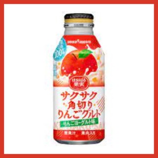 pokkasapporo โยเกิร์ตสมูทตี้รสแอปเปิ้ล 380 ml