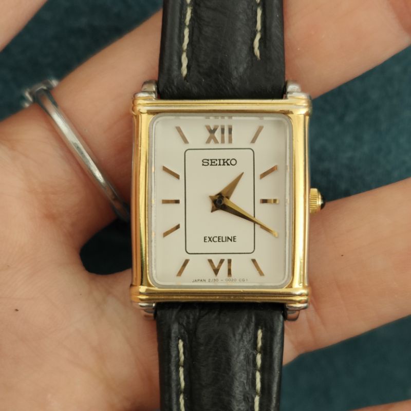 นาฬิกา วินเทจ ไซโก้ Vintage Seiko Tank Watch 2 กษัตริย์ ระบบ quartz