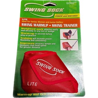 SWING SOCK LITE (RED) 130g. SWING WARMUP-SWING TRAINER