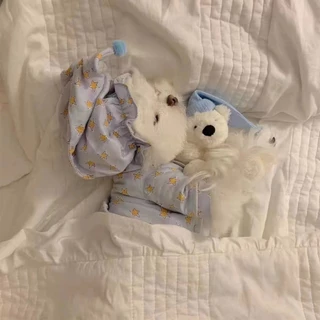 [🚚 พร้อมส่ง] ชุดนอนแมว หมา ลายรูปดาว Star Pet Pajamas ชุดหมา สุนัข เสื้อแมวน่ารัก