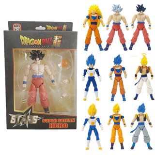 ฟิกเกอร์ รูปปั้น Dragon Ball shf Goku vegeta super saiyan Goku dbz pvc ของเล่นสําหรับเด็ก