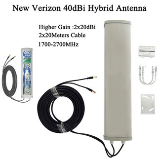 Hyperwave Super Galaxy Hybrid Antenna 40dBi WIFI 5G 4G LTE Antennas MIMO Outdoor 20Meter Cable for Prepaid WIFI SMART HUAWEI ZTE PLDT Router
