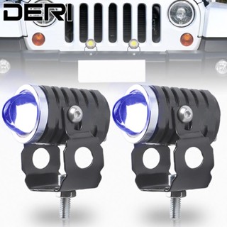 LED Work Light Demon Eye Motorcycle Headlight Bulb For Moto Dirt Bike Trucks SUVs UTV ATV 12V 24V Driving Fog Lamp Dual