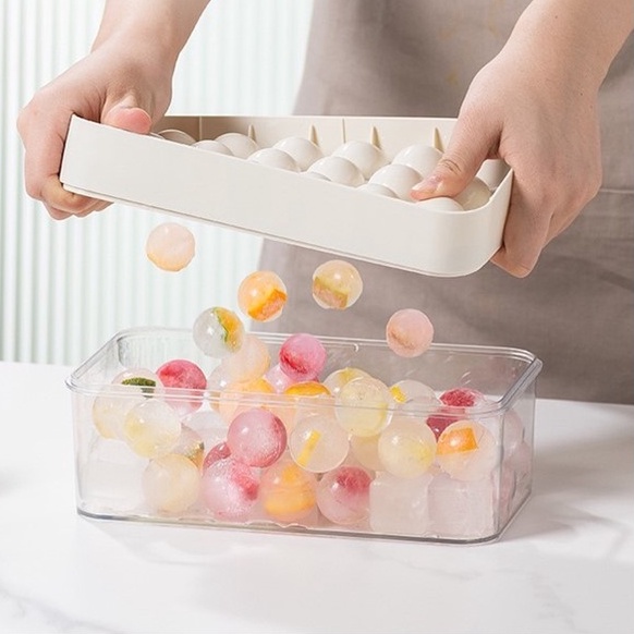 【VINIMALL คุณภาพดี】แม่พิมพ์ทำน้ำแข็ง FoodGrade ไม่ติดพิมพ์ ถอดง่าย ใช้ซ้ำได้หลายครั้ง VX 66 C313 GK - รูปที่ 2