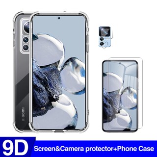 Transparent Armor Shockproof Bumper Cover For Xiaomi 12T Pro Case Camera Protective Glass On Xiaomi12T Pro Xioami 12 T Pro 5G