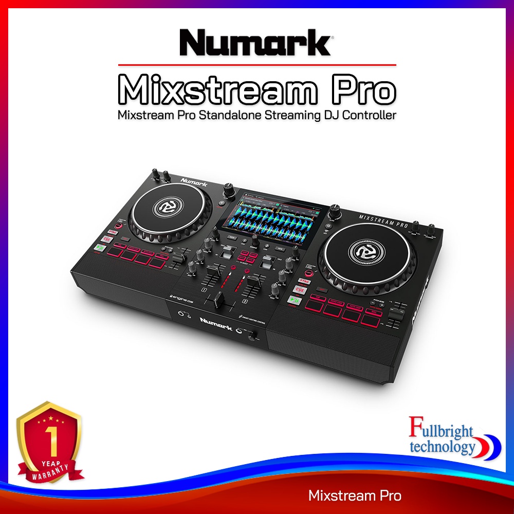 Numark Mixstream Pro Standalone DJ Controller เครื่องเล่นดีเจคอนโทรลเลอร์ รับประกันศูนย์ไทย 1 ปี