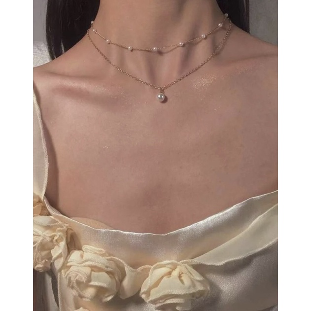 สร้อยคอ เครื่องประดับ 2in1 (มี2แบบ)