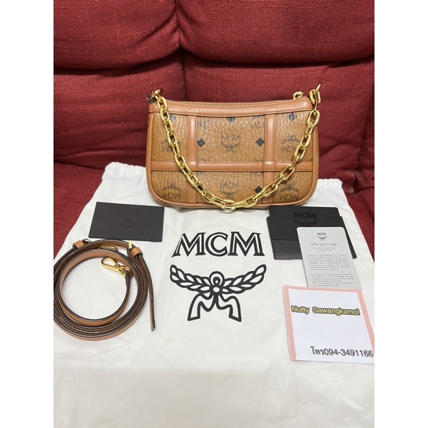 ❌ขายแล้วค่ะ❌MCM Delmy Visited  Shoulder  Mini