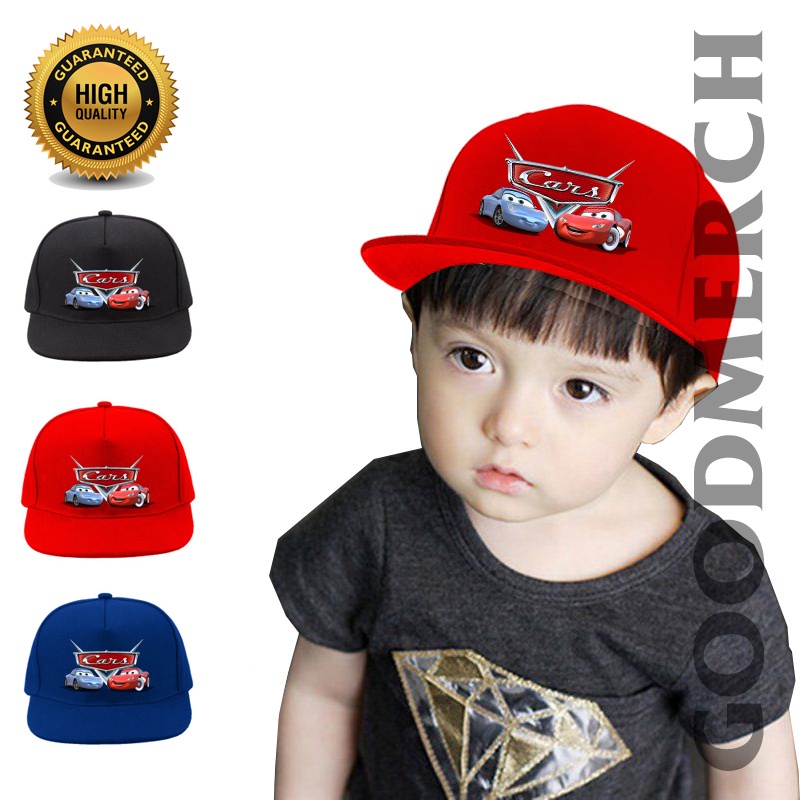 MCQUEEN CARS CHILDRENS SNAPBACK HAT - LIGHTNING MCQUEEN CARS