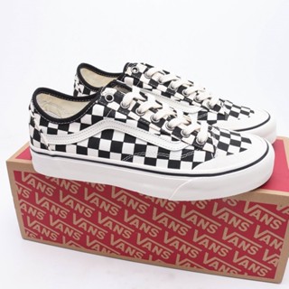 รองเท้าผ้าใบลําลอง Vans Style 36 ลายตารางหมากรุก สีดํา สีขาว สําหรับผู้ชาย และผู้หญิง