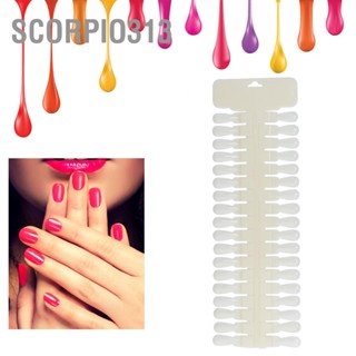 Scorpio313 36 Tips Nail Gel Color Display Cards Double Sided Practice Samples Training Tools