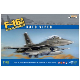 โมเดลประกอบ Kinetic Model1/48 KI-K48002 F-16A MLU Block 10 Nato Viper