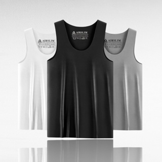 AIRslim® เสื้อกล้ามผู้ชาย ไมโครไฟเบอร์ เทคโนโลยี 6แบบ บางเบา เย็น ยืดหยุ่นสูง ระบายอากาศ แห้งเร็ว