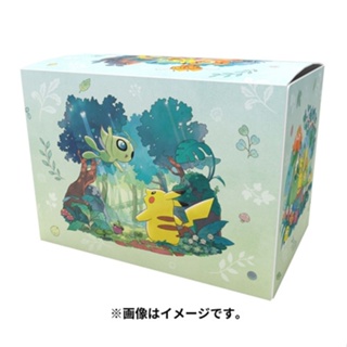 [พร้อมส่ง] [Pokemon Center Japan] Deck Case กล่องใส่การ์ด Gift of the Forest ของแท้