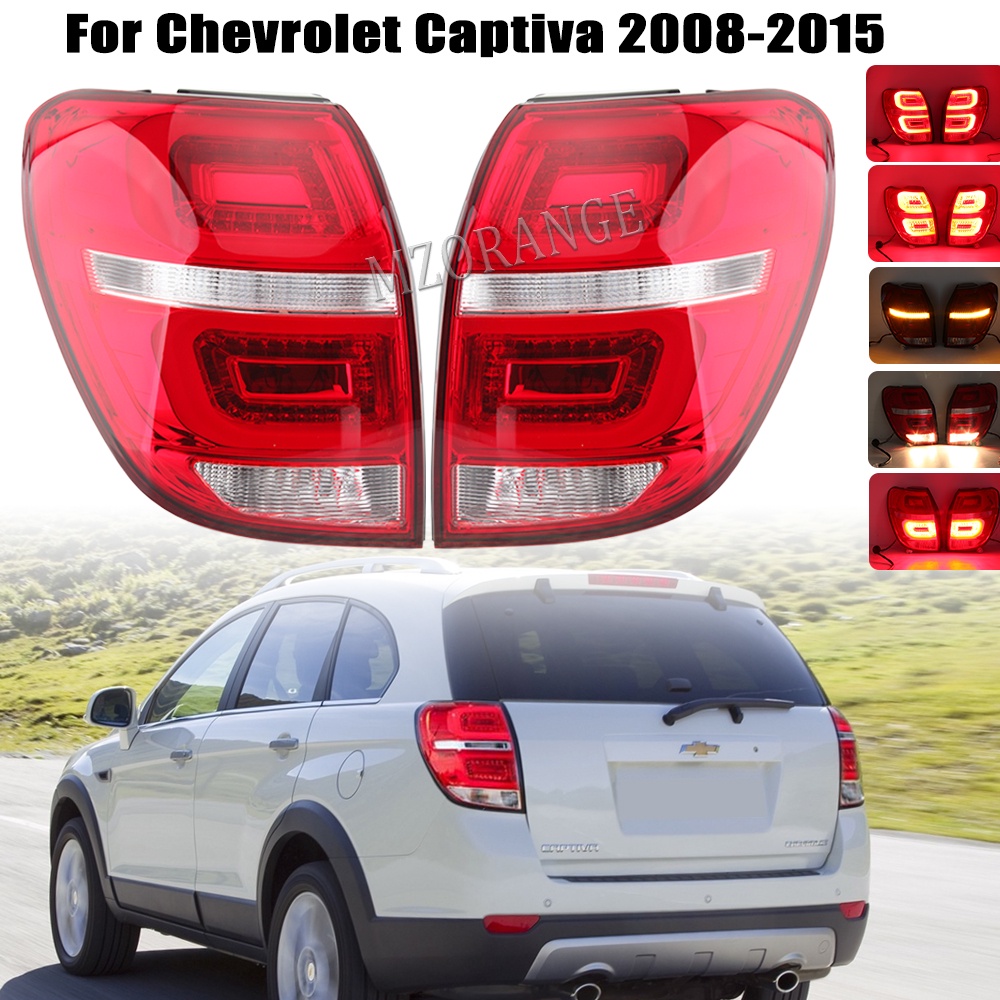 2pcs Tail Light For Chevrolet Captiva 2008 2009 2010 2011 2012 2013-2015 Rear Brake Driving Signal Lamp Taillight Car As