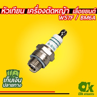 หัวเทียน เครื่องตัดหญ้า เครื่องพ่นยา เลื่อยยนต์ รุ่น WS7E , BM6A